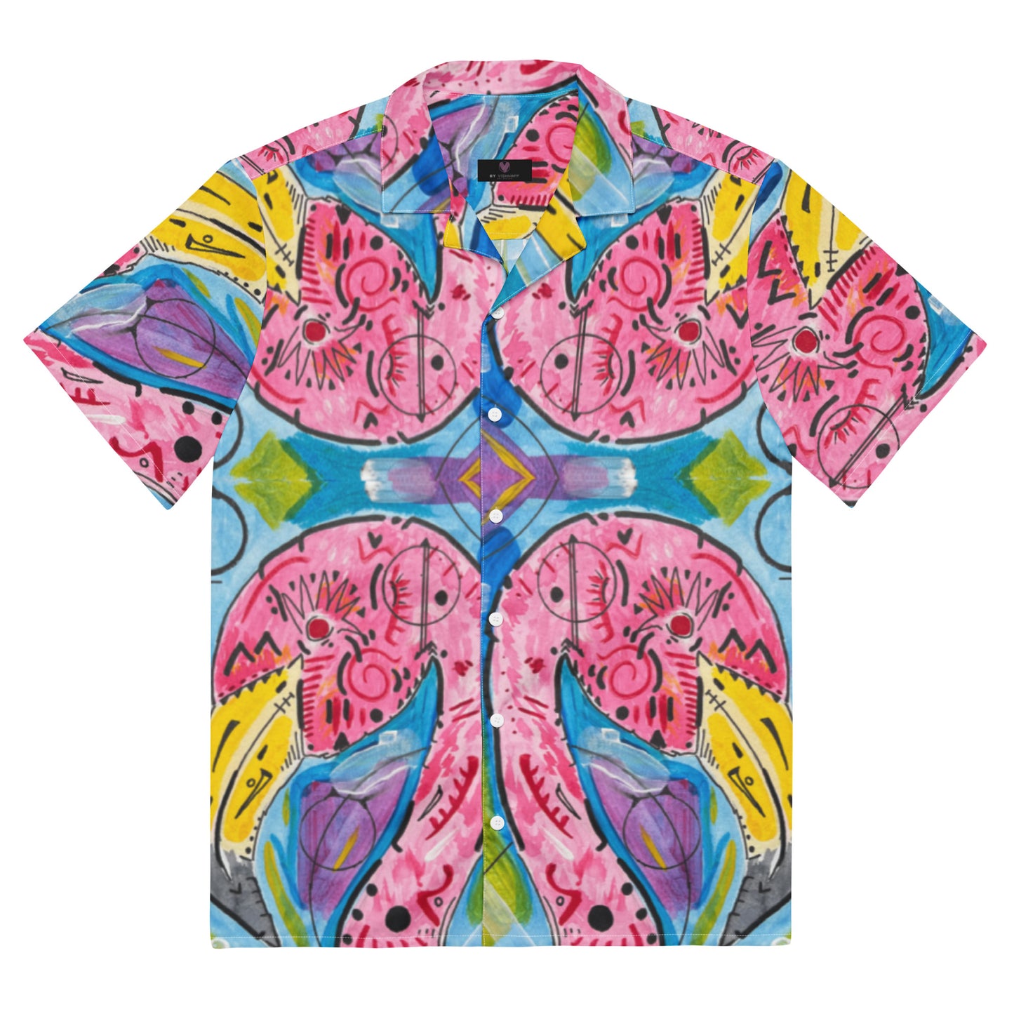 Flamingo Mens  button shirt