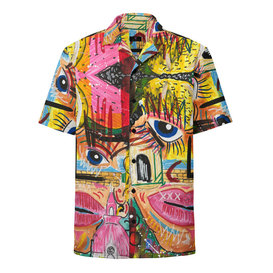 Cartagena Unisex button shirt