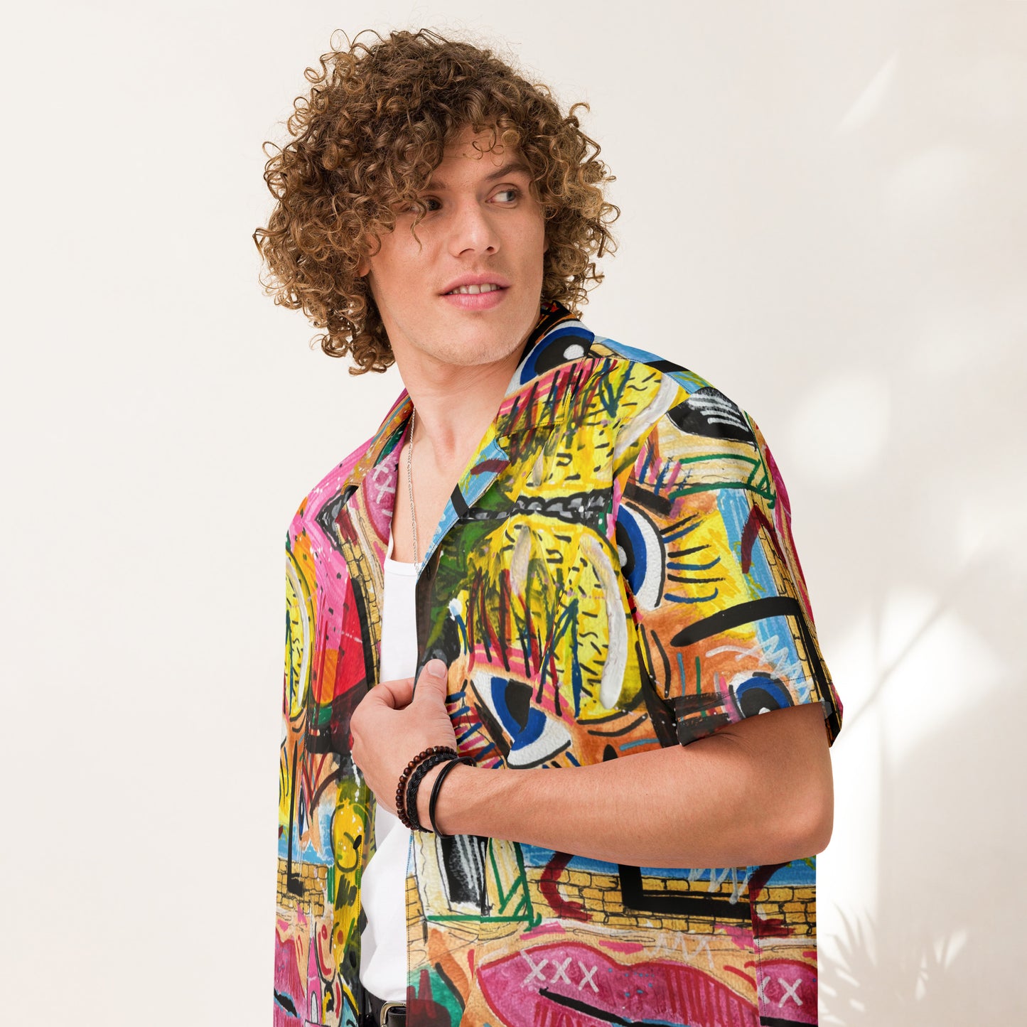 Cartagena Unisex button shirt