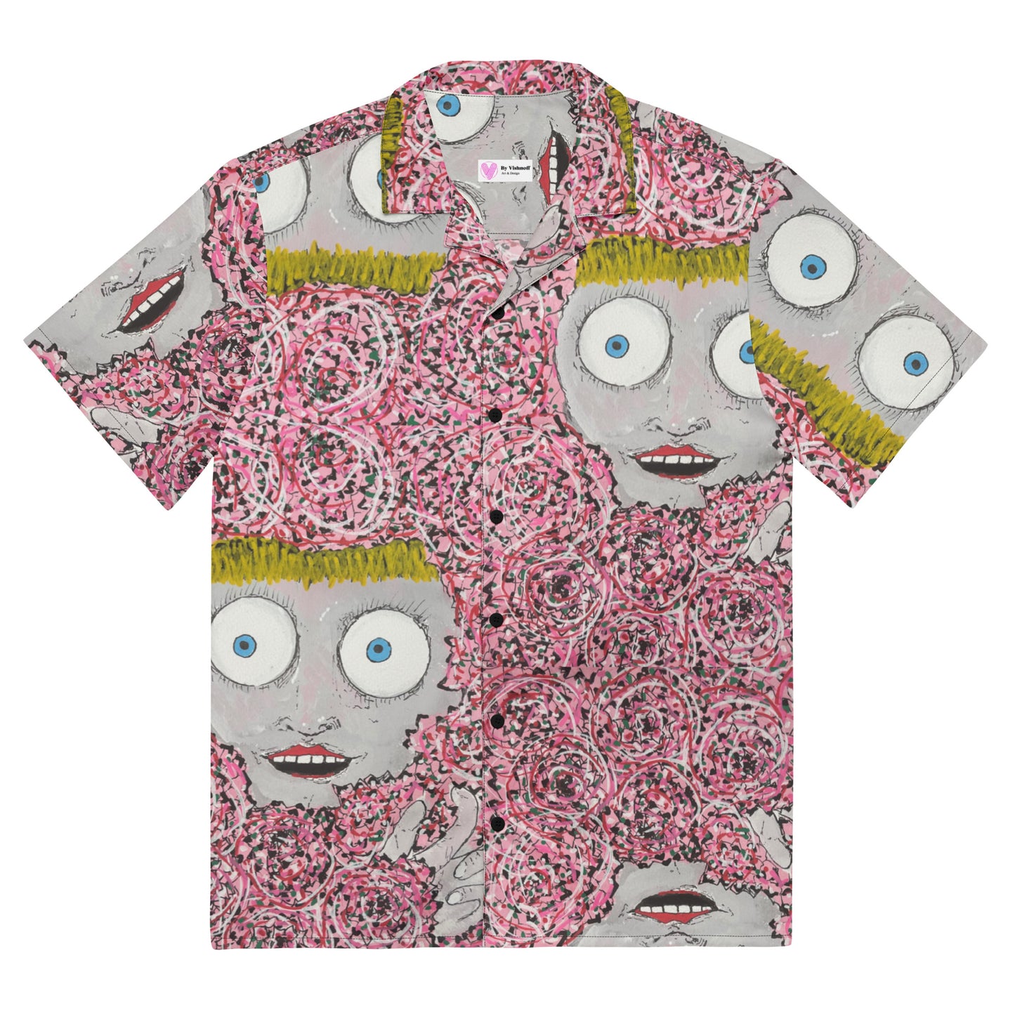 Drown Unisex button shirt