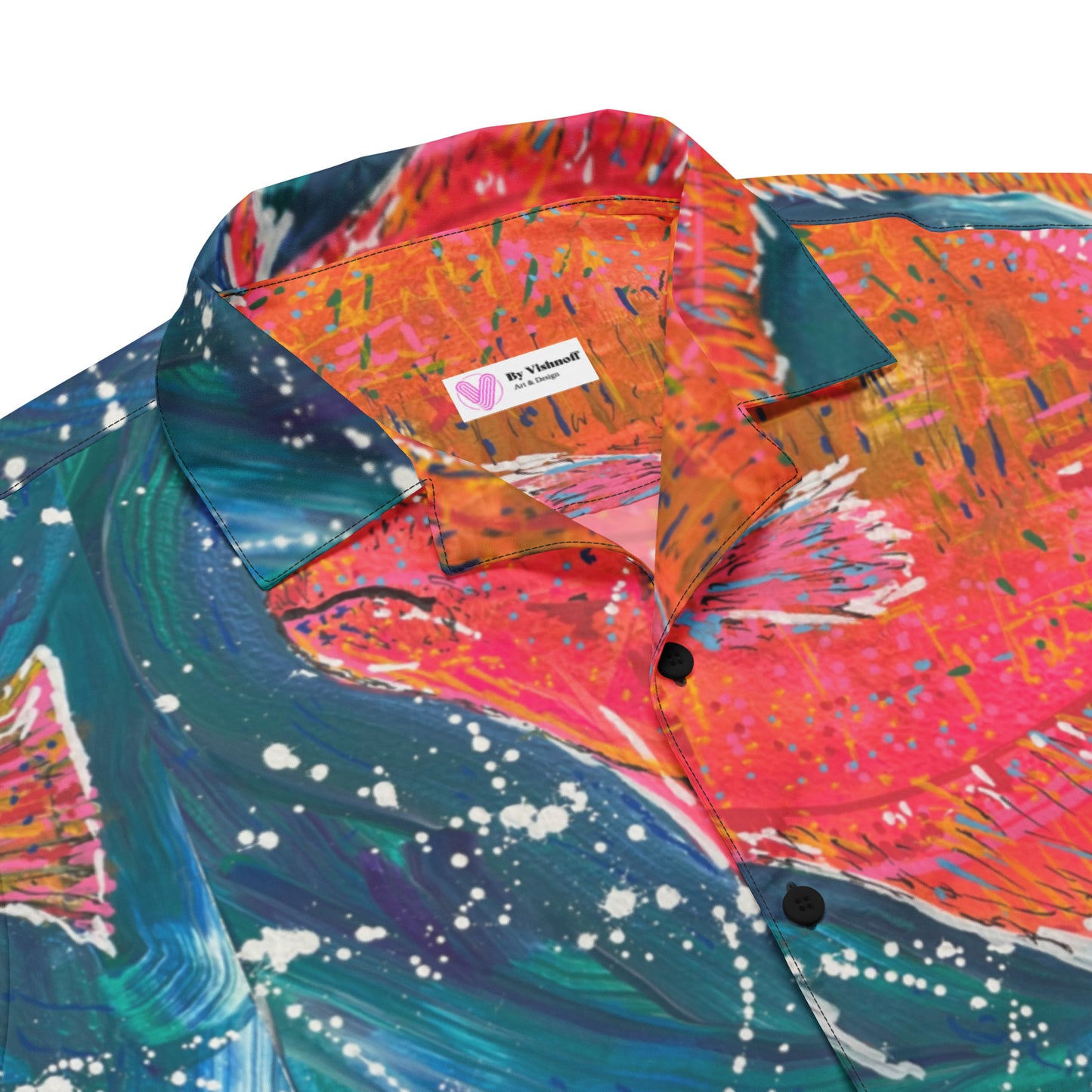 Fish Unisex button shirt