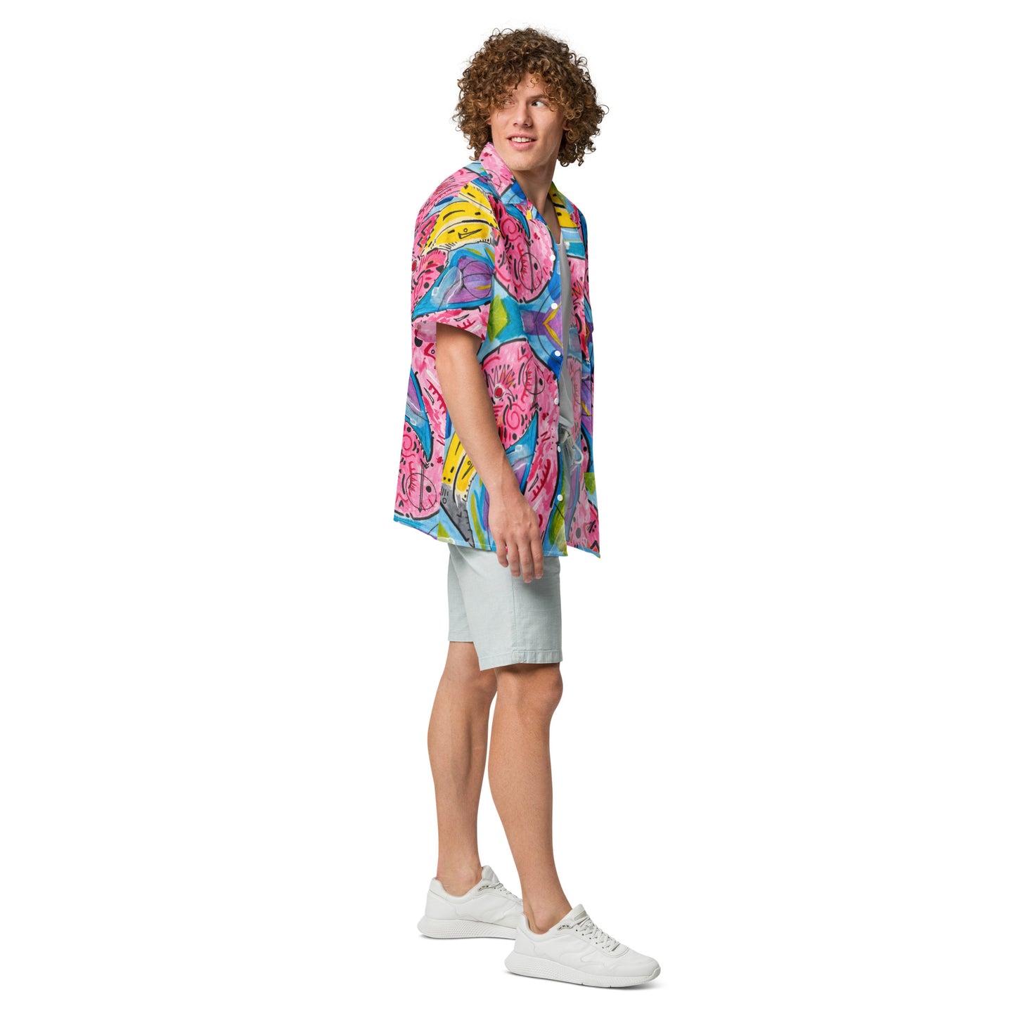 Flamingo Mens  button shirt