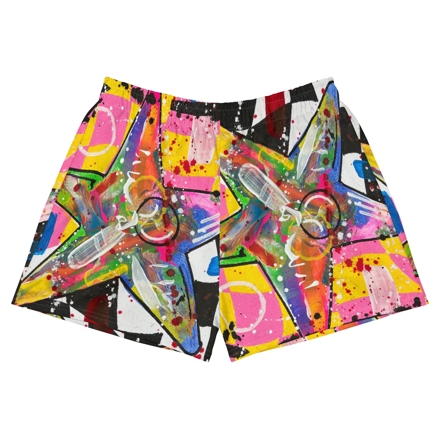 Star Trip Women’s Recycled Athletic Shorts