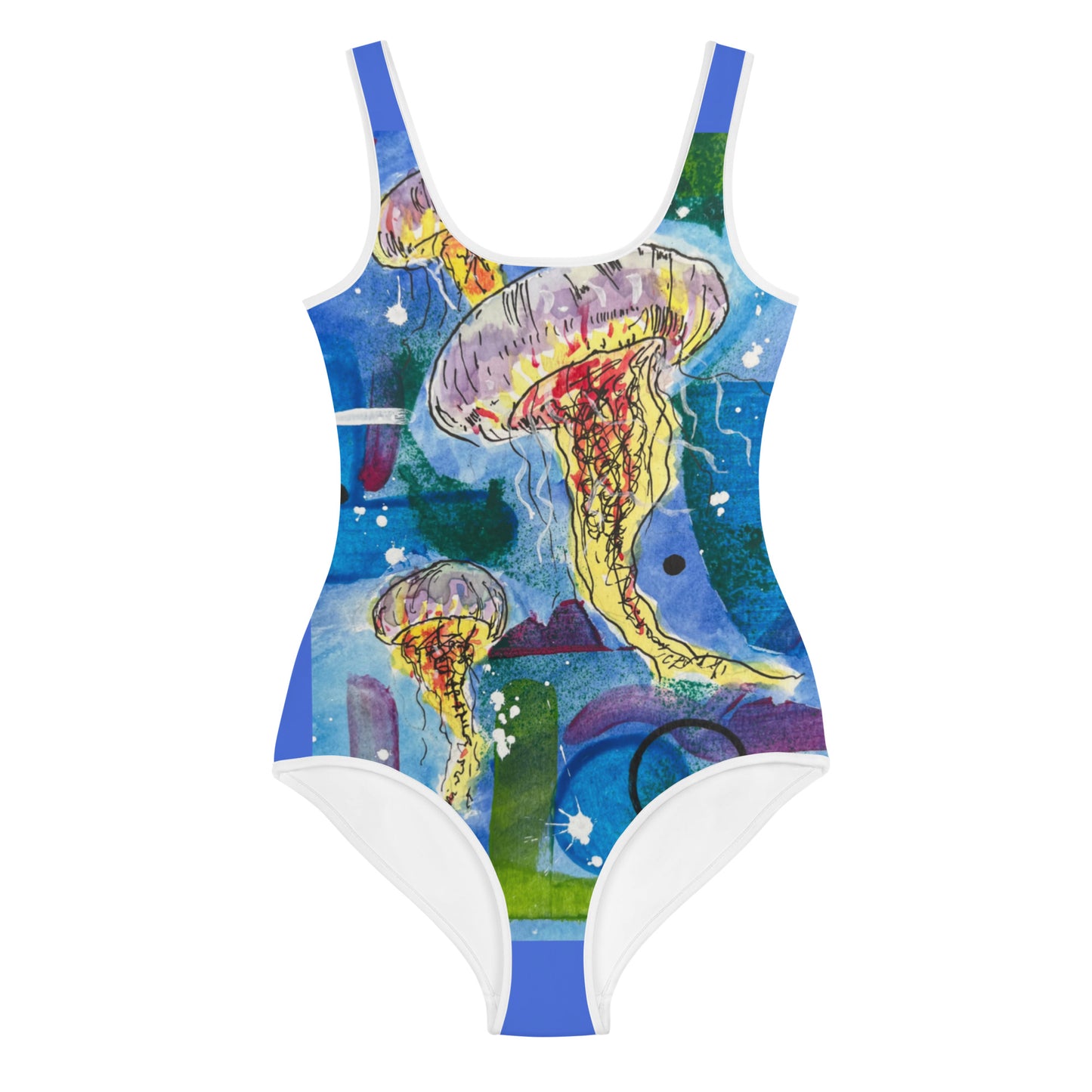 Jellyfish All-Over Print Youth Swimsuit