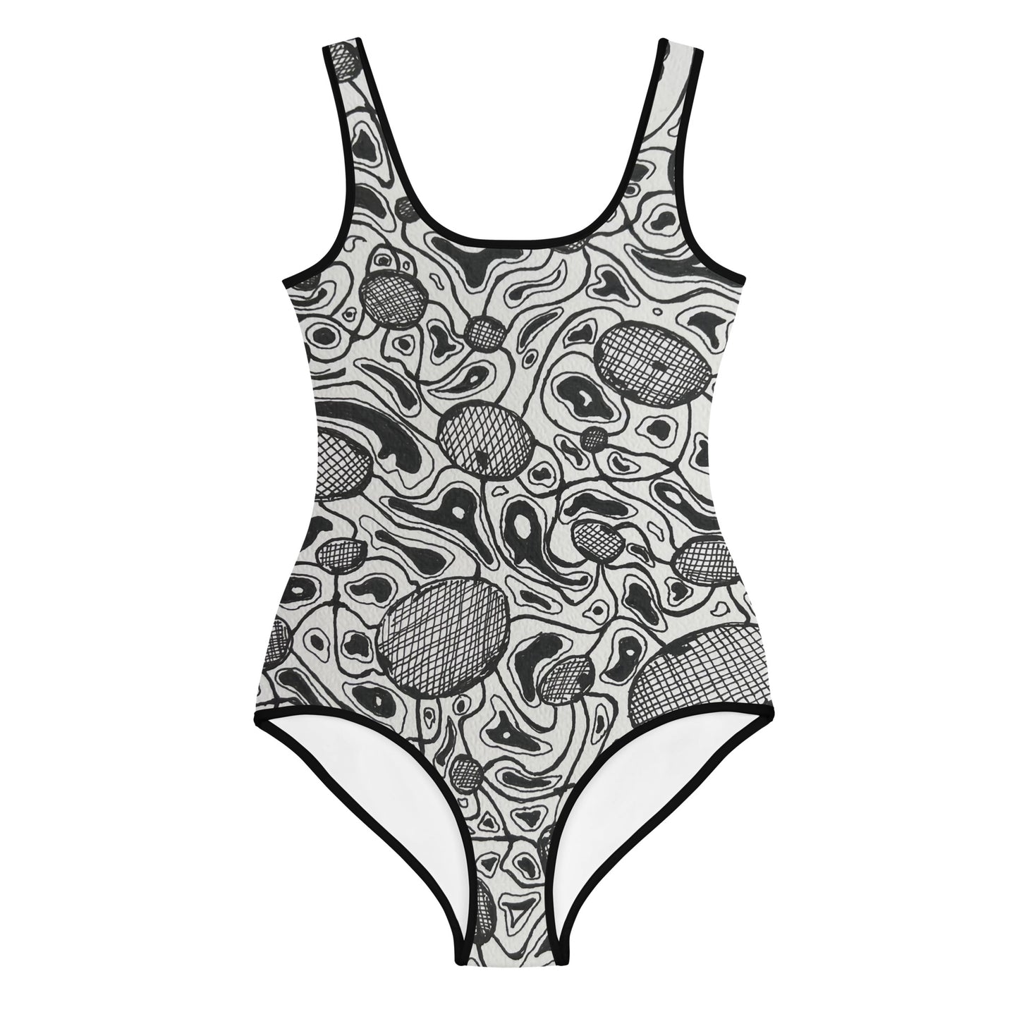 Melted cell All-Over Print Youth Swimsuit