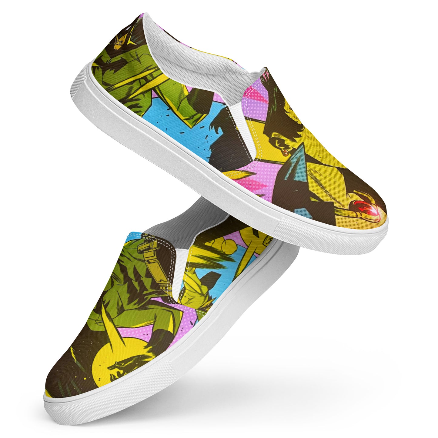 Comic Men’s slip-on canvas shoes