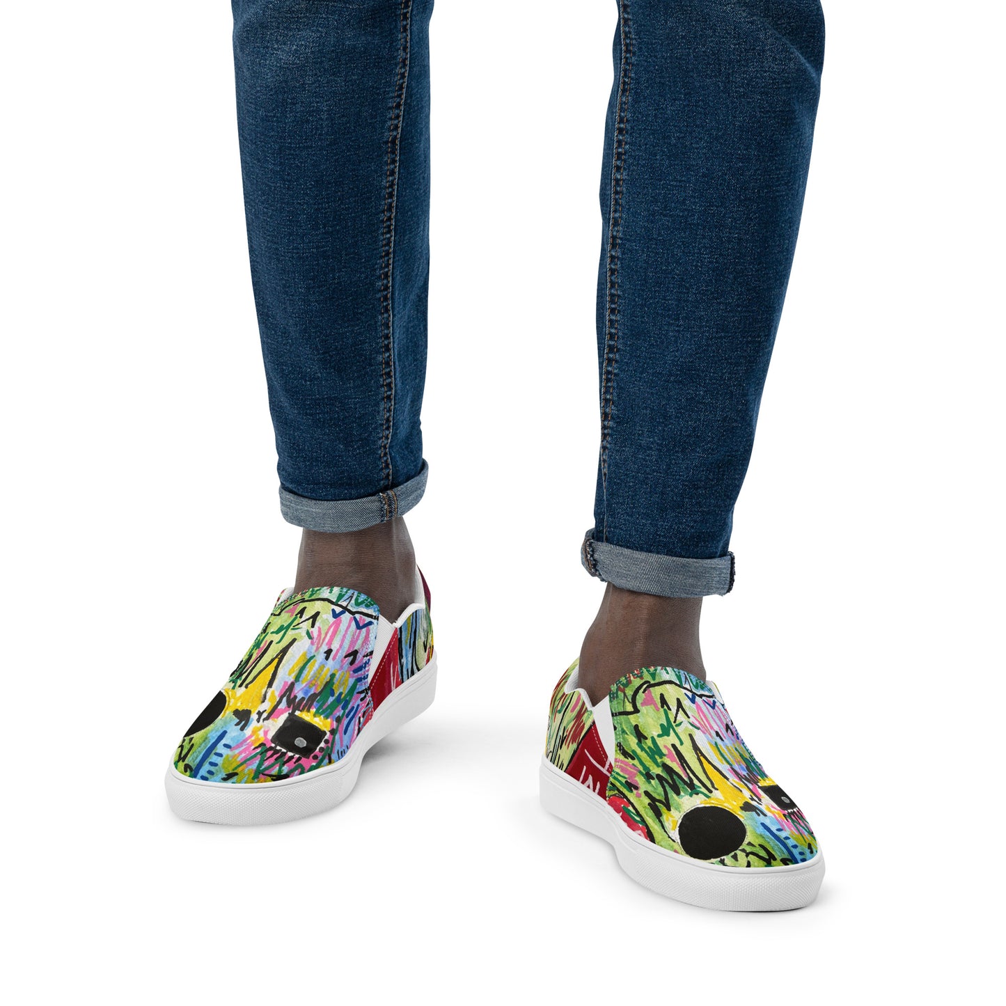 Owl Men’s slip-on canvas shoes