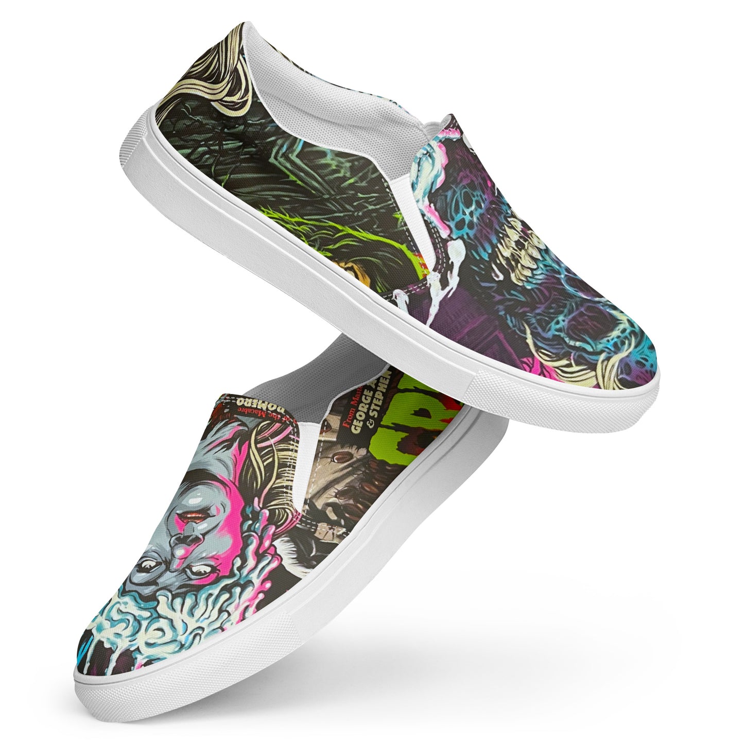 Creep Show Men’s slip-on canvas shoes