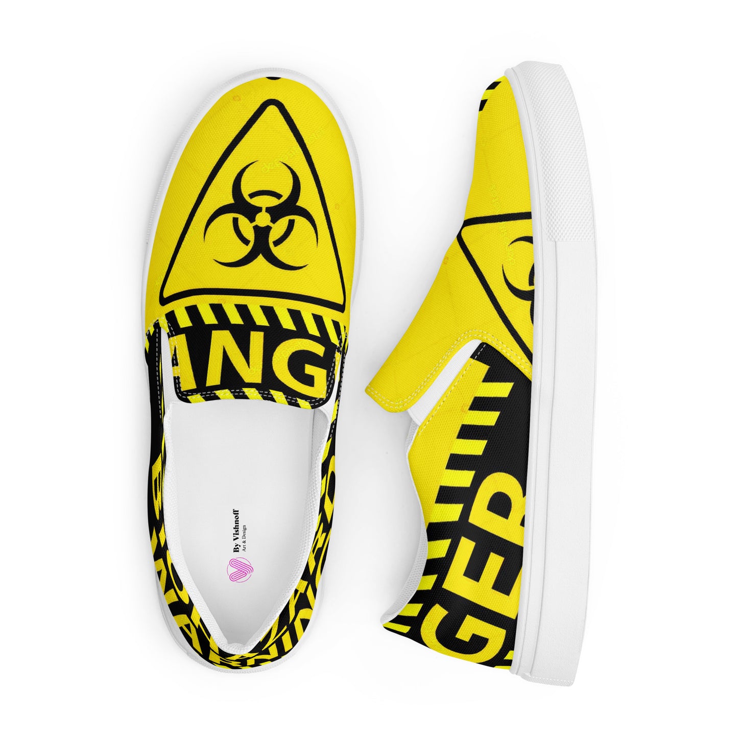 BioHazard Men’s slip-on canvas shoes