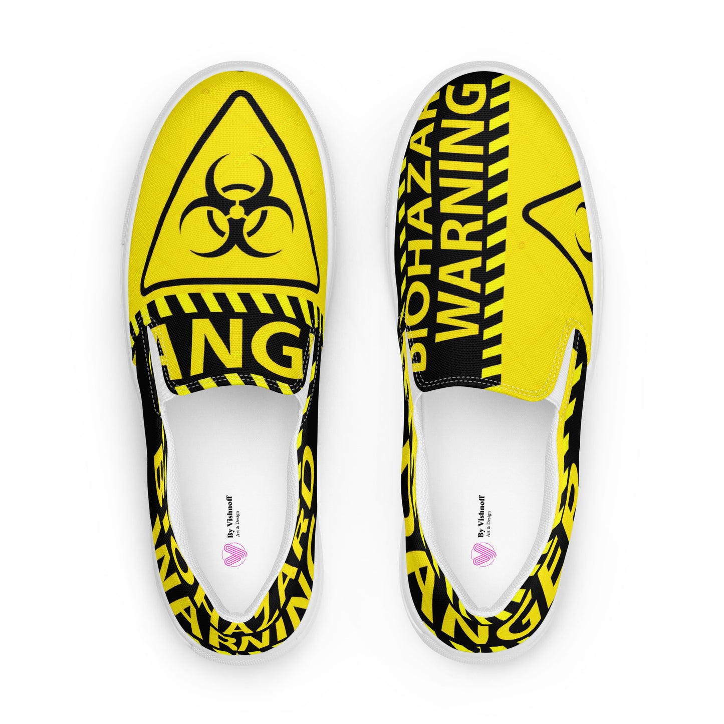 BioHazard Men’s slip-on canvas shoes