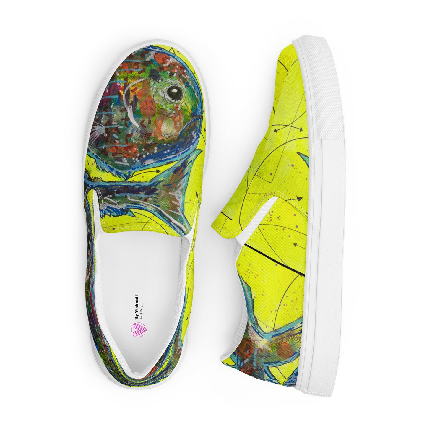 GloFish Men’s slip-on canvas shoes