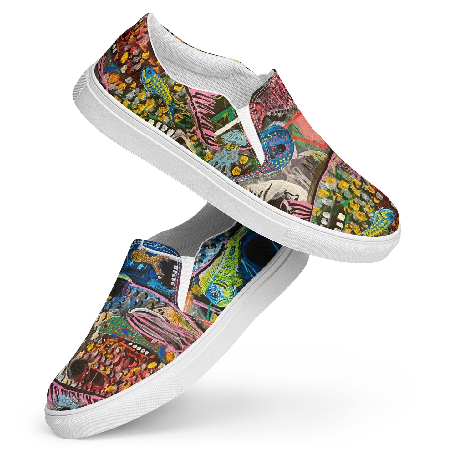 Pollution Men’s slip-on canvas shoes