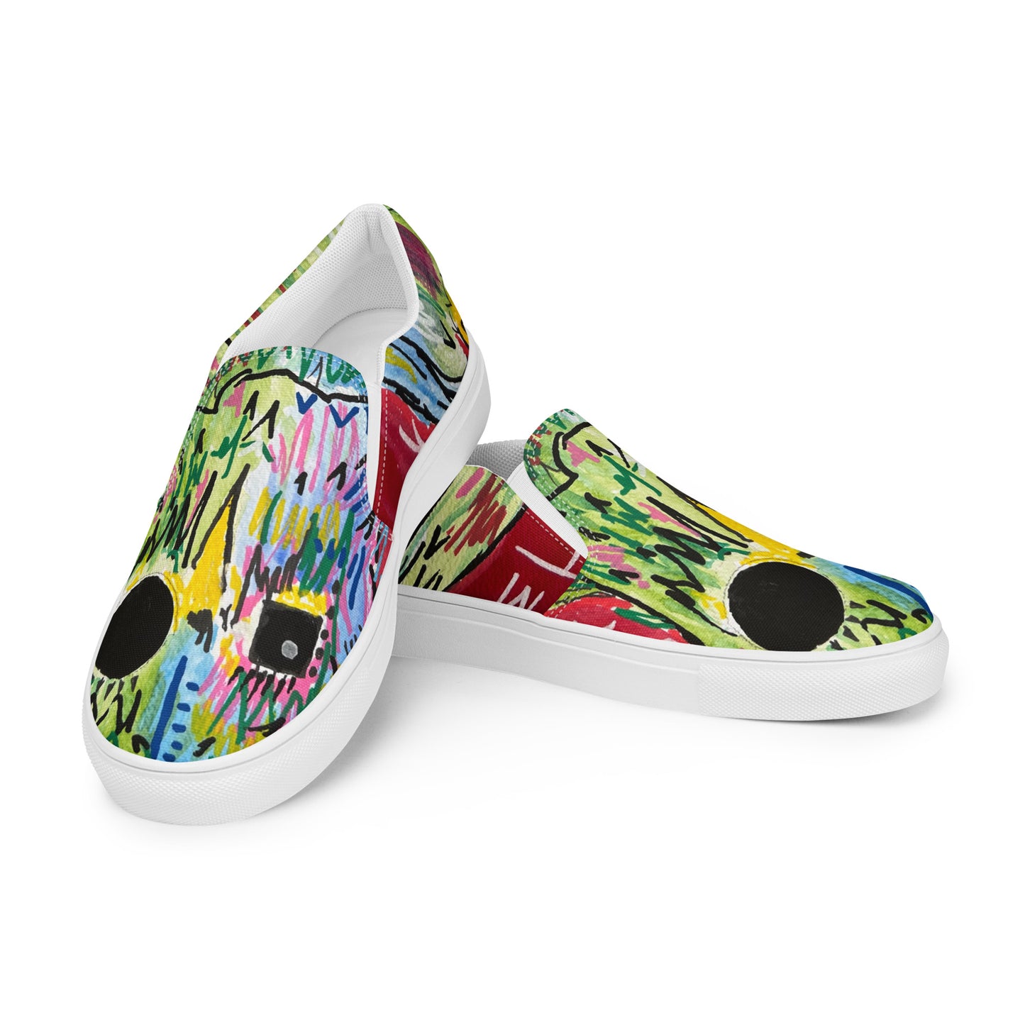 Owl Men’s slip-on canvas shoes