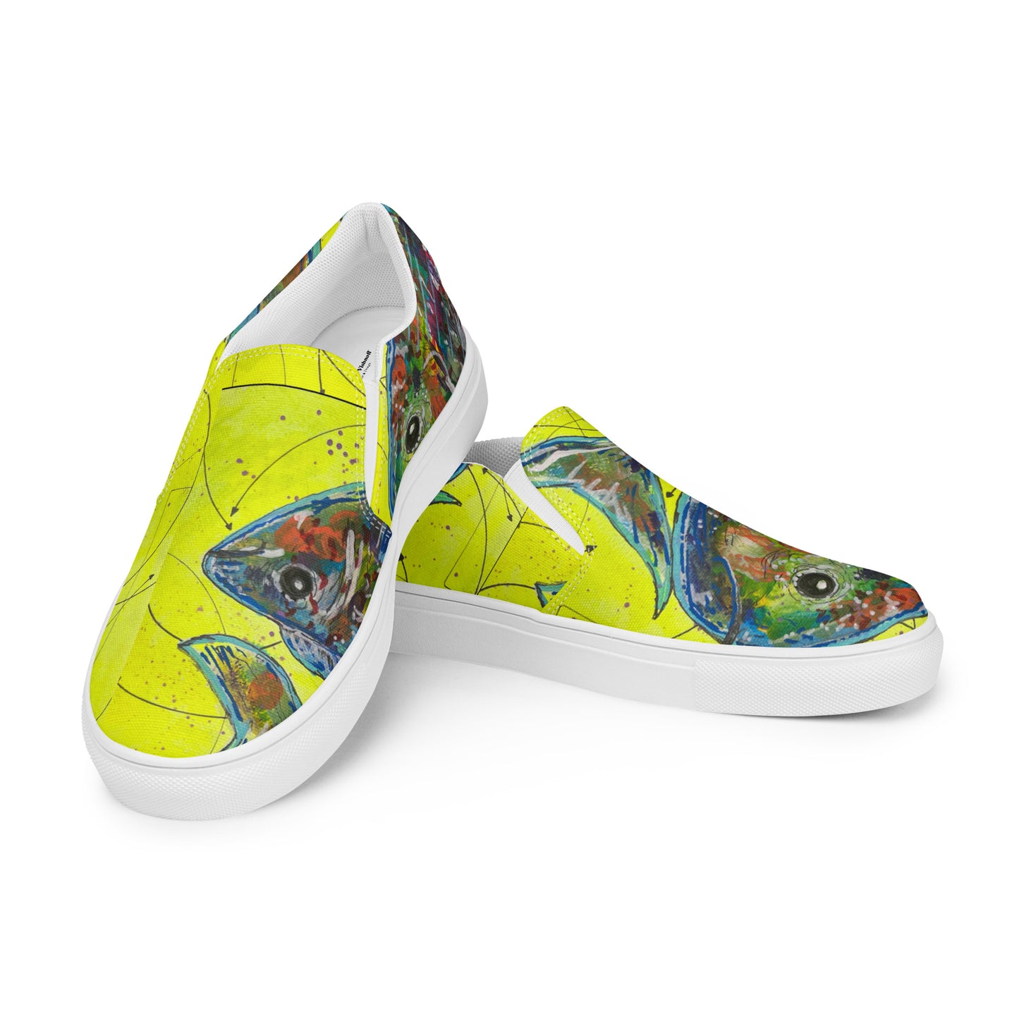 GloFish Men’s slip-on canvas shoes