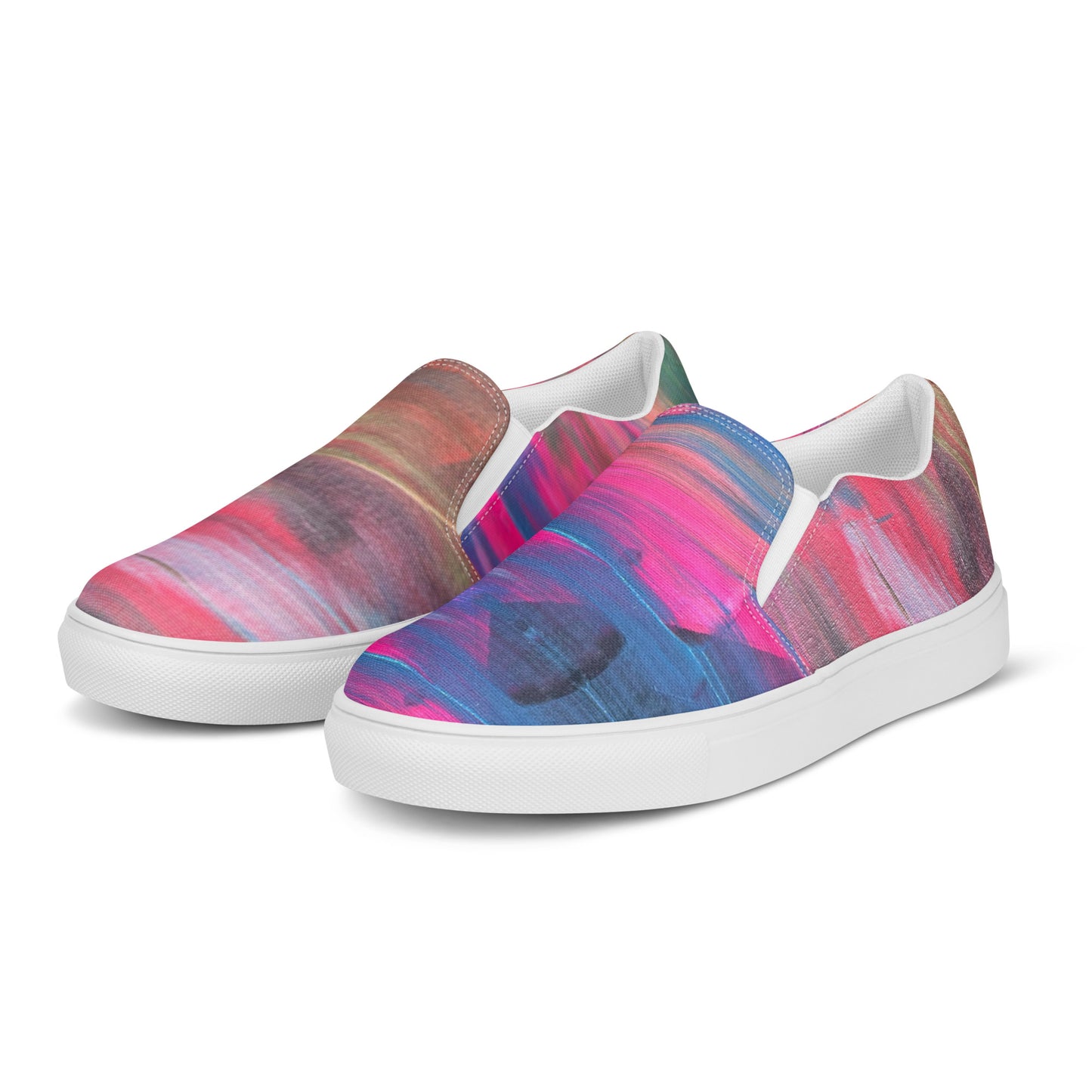 Color Wave Men’s slip-on canvas shoes