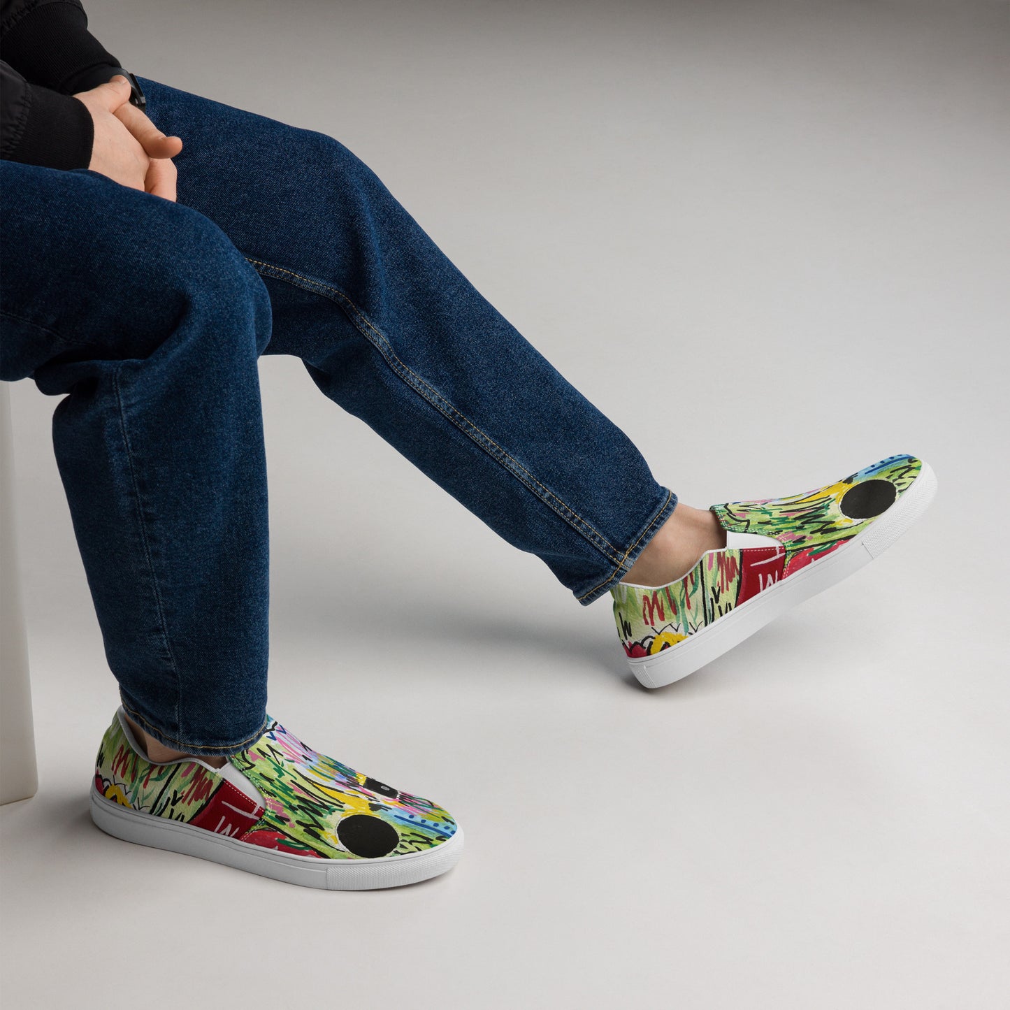 Owl Men’s slip-on canvas shoes