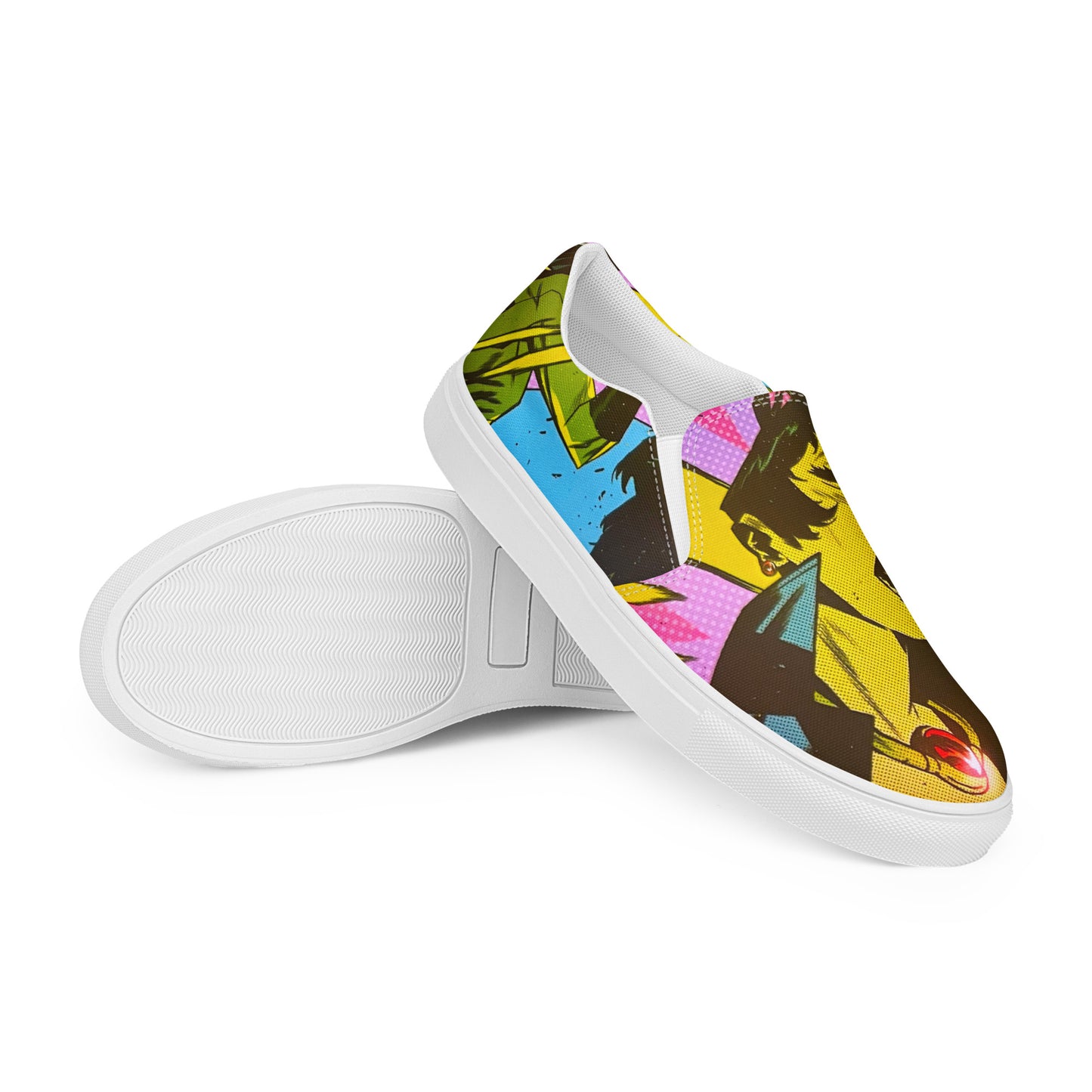 Comic Men’s slip-on canvas shoes