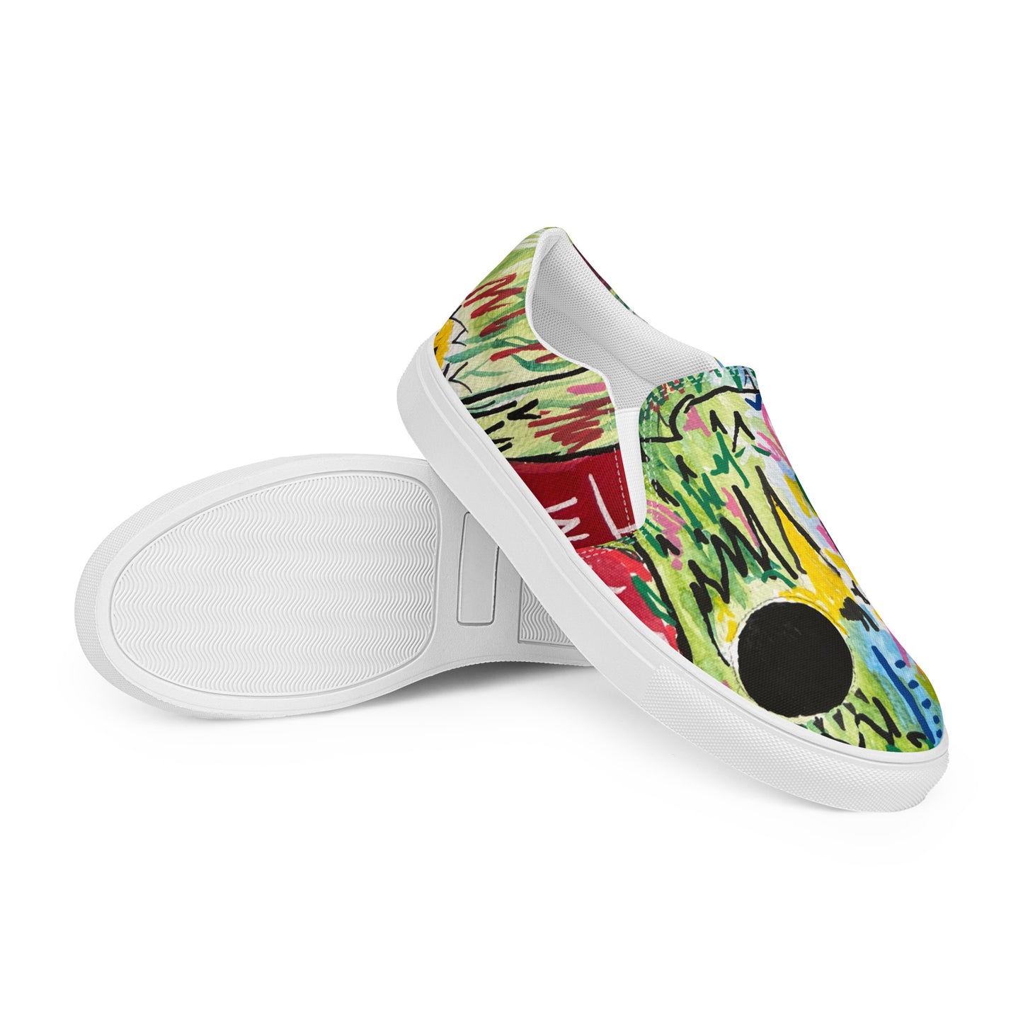 Owl Men’s slip-on canvas shoes