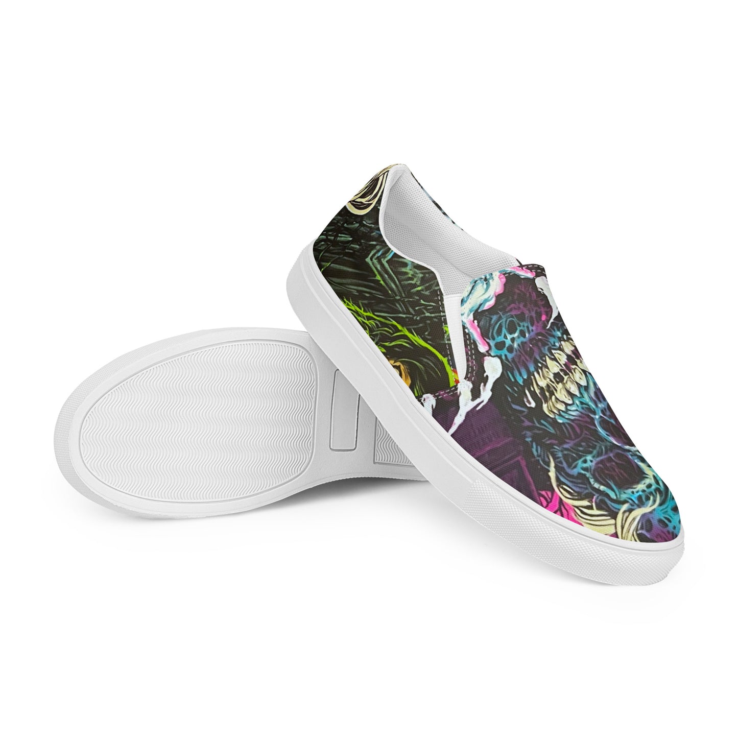 Creep Show Men’s slip-on canvas shoes