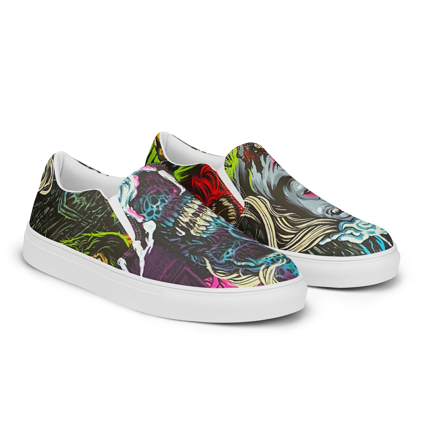 Creep Show Men’s slip-on canvas shoes