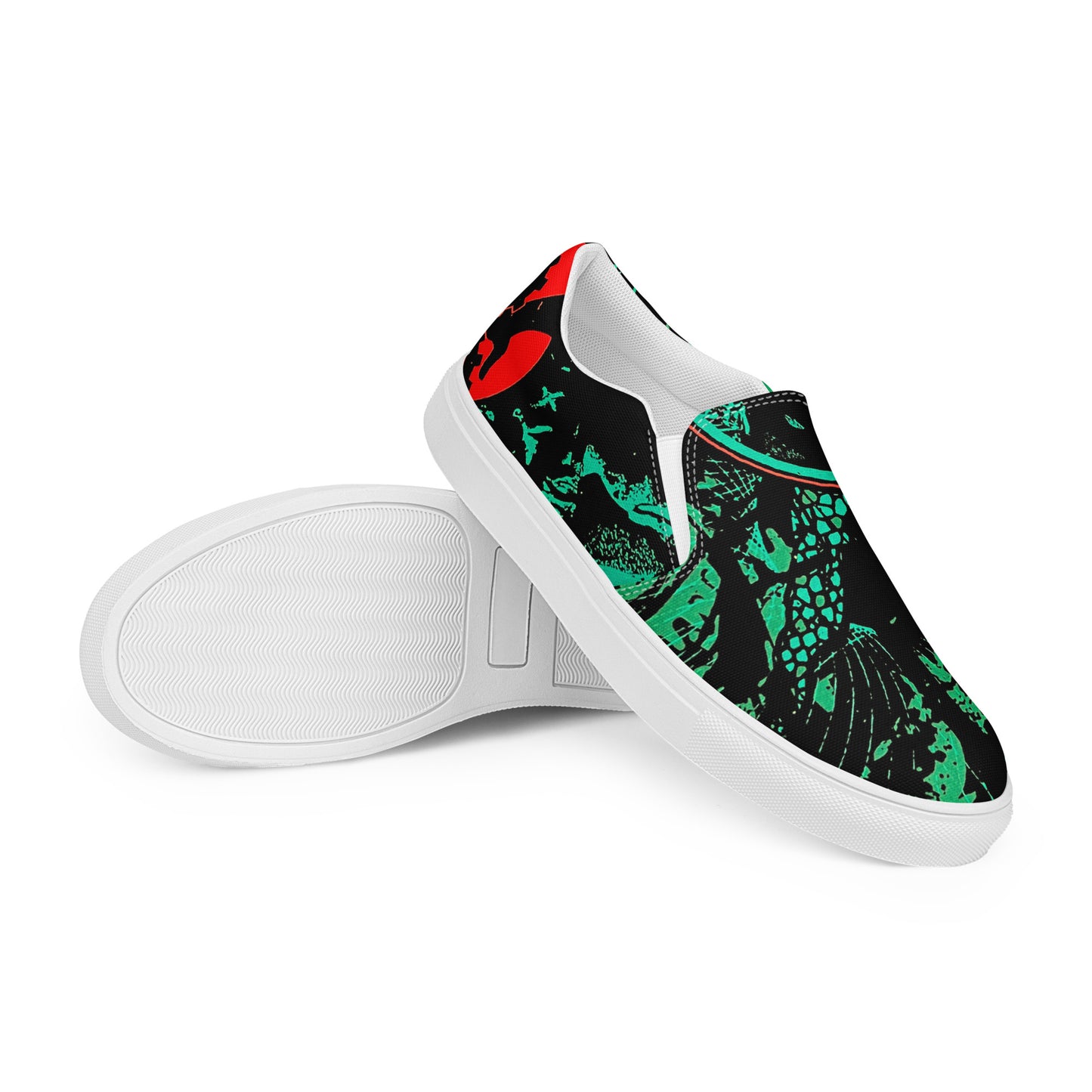 Snake Men’s slip-on canvas shoes