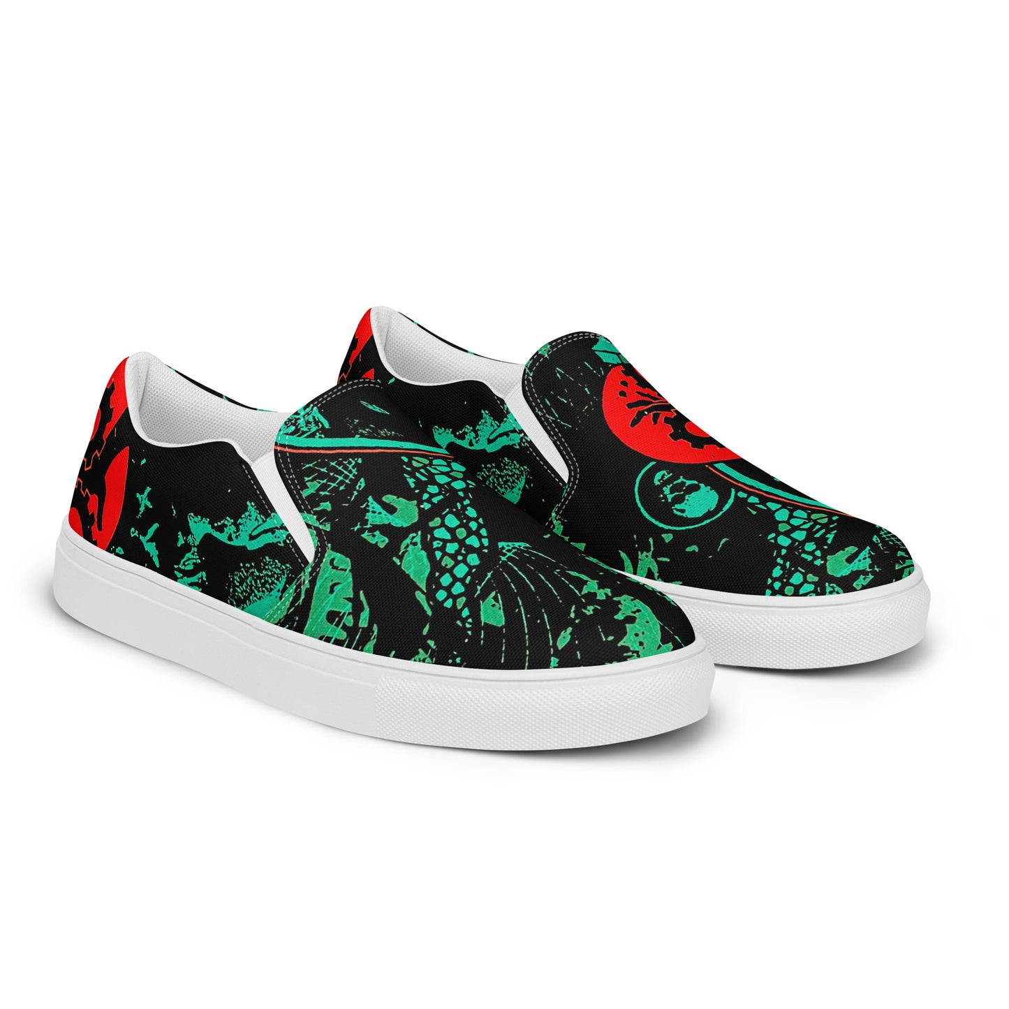 Snake Men’s slip-on canvas shoes