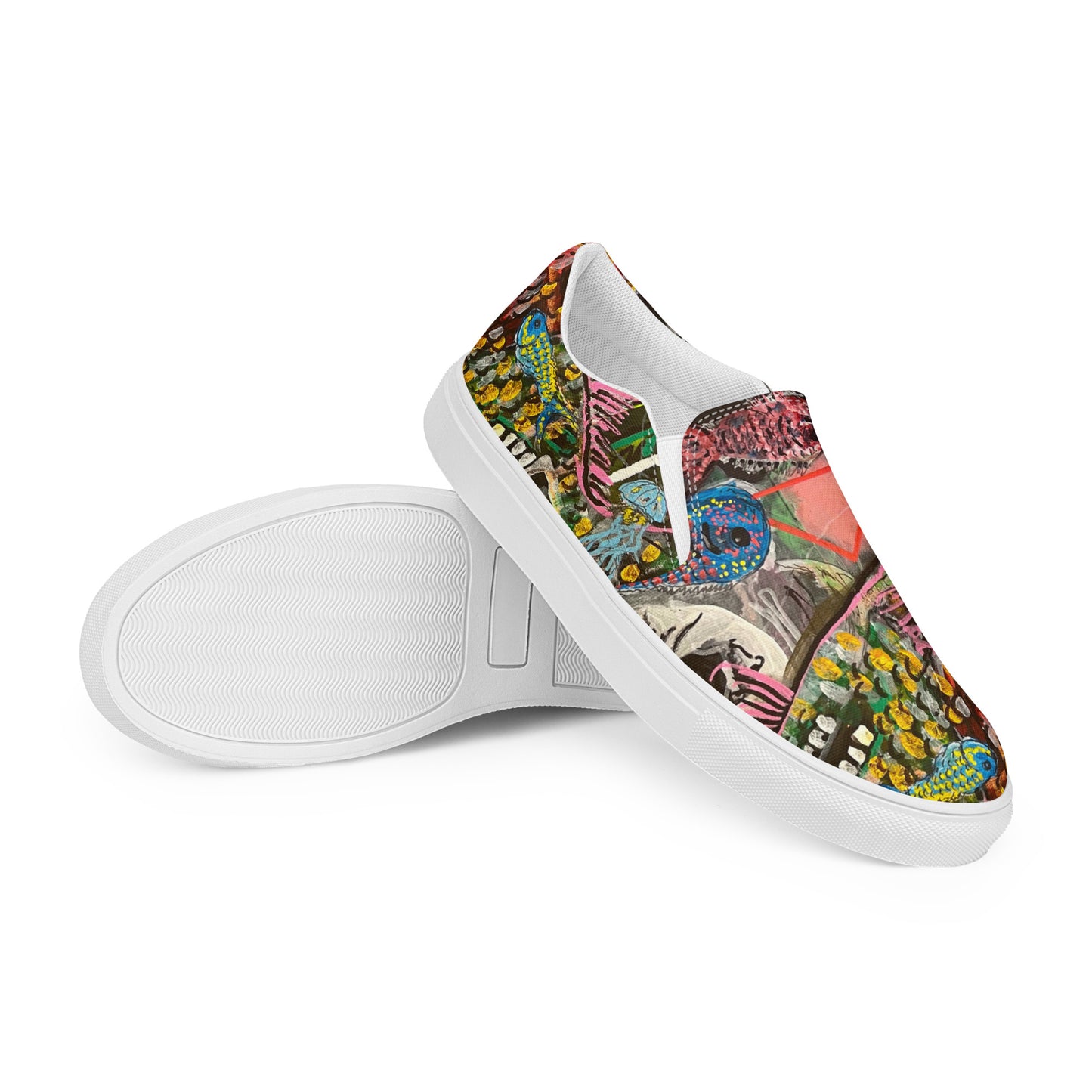 Pollution Men’s slip-on canvas shoes