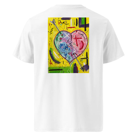 Heart Unisex organic cotton t-shirt