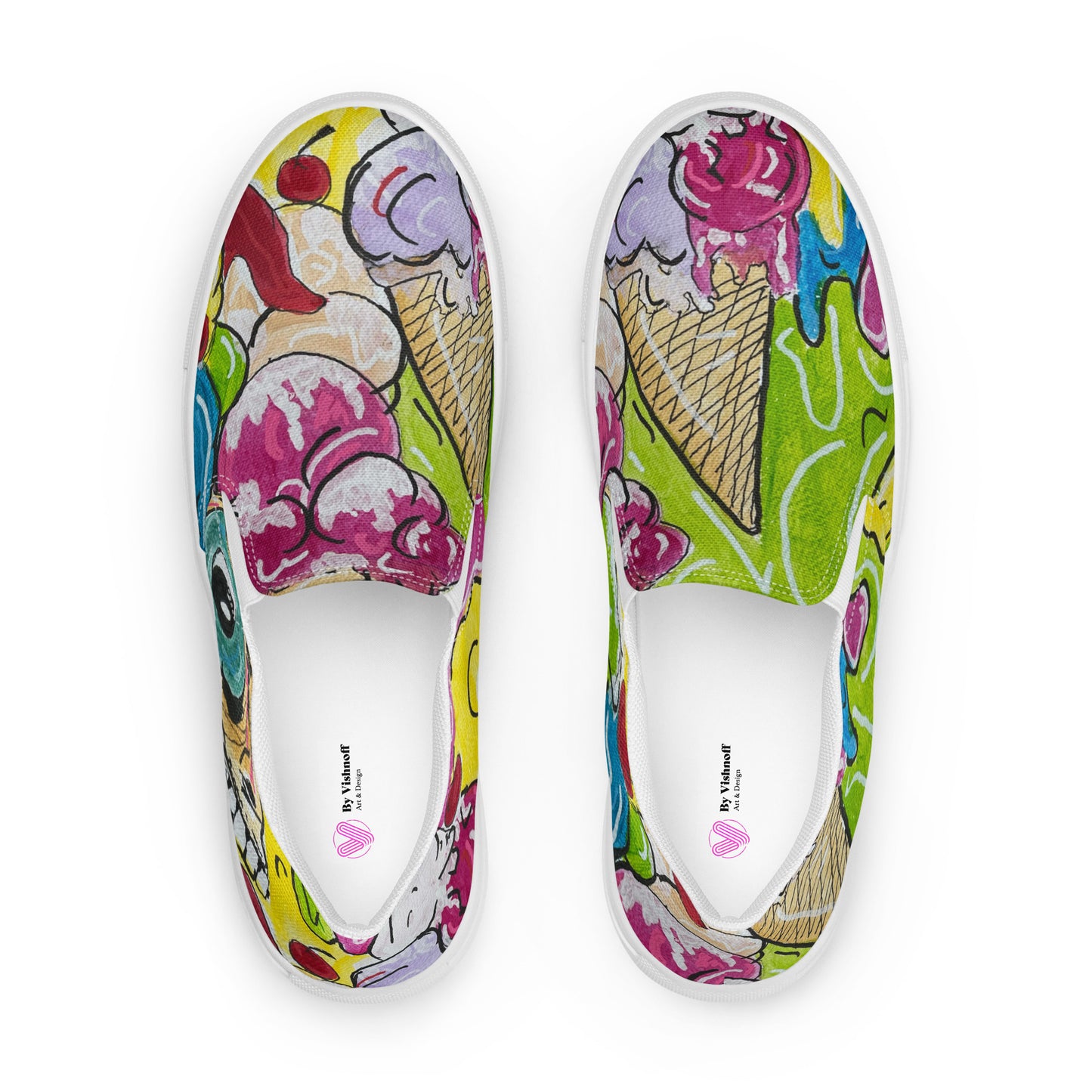 Ice Cream Women’s slip-on canvas shoes