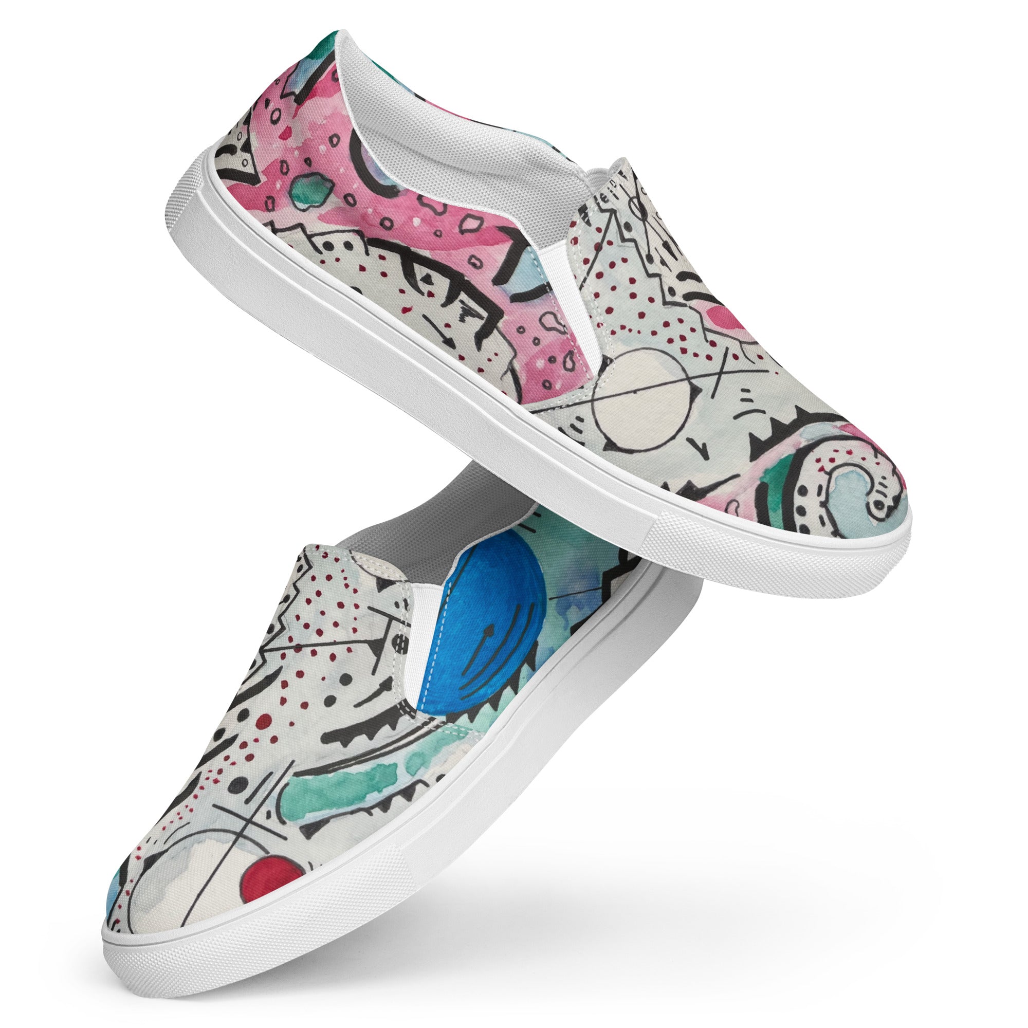 Seahorse Design Women’s slip-on canvas shoes store