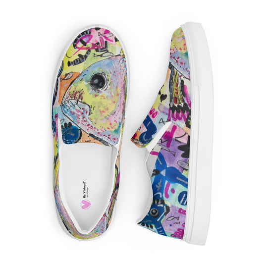 Go Fishing Women’s slip-on canvas shoes